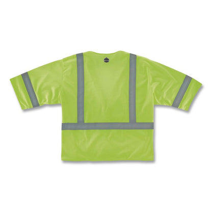 GloWear 8310HL Type R Class 3 Economy Mesh Vest, Polyester, Small to Medium, Lime