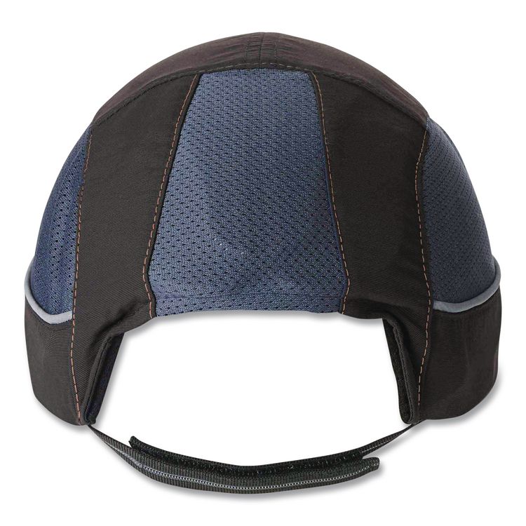 Skullerz 8950 Bump Cap, Short Front Brim, 3X-Small to Large (Up to 7.5), 0.01" Insert, Black
