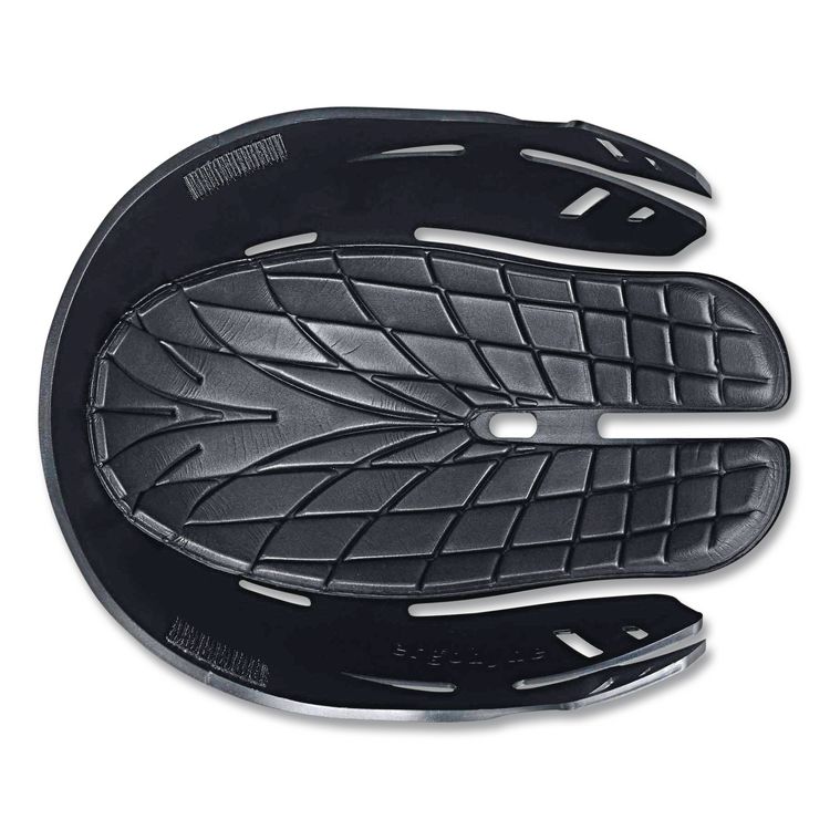 Skullerz 8950 Bump Cap, Short Front Brim, 3X-Small to Large (Up to 7.5), 0.01" Insert, Black