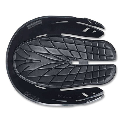 Skullerz 8950 Bump Cap, Short Front Brim, 3X-Small to Large (Up to 7.5), 0.01" Insert, Black