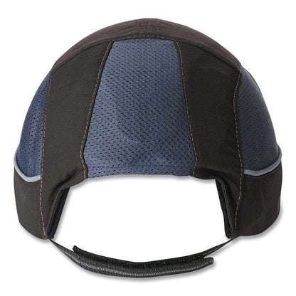 Skullerz 8960 Bump Cap with LED Lighting, Short Front Brim, 3X-Small to Large (Up to 7.5), 0.01" Insert, Black