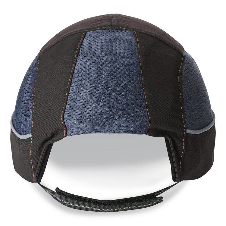 Skullerz 8960 Bump Cap with LED Lighting, Short Front Brim, 3X-Small to Large (Up to 7.5), 0.01" Insert, Navy