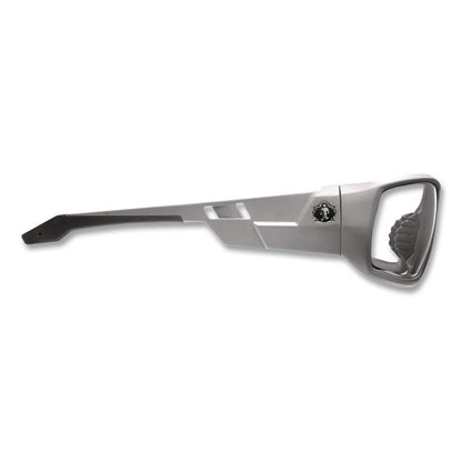 Skullerz Odin Safety Glasses, Fog-Off Technology, Matte Gray Full Frame, Clear Dual Lens
