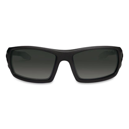 Skullerz Odin Safety Glasses, Black Full Frame, Smoke Dual Lens