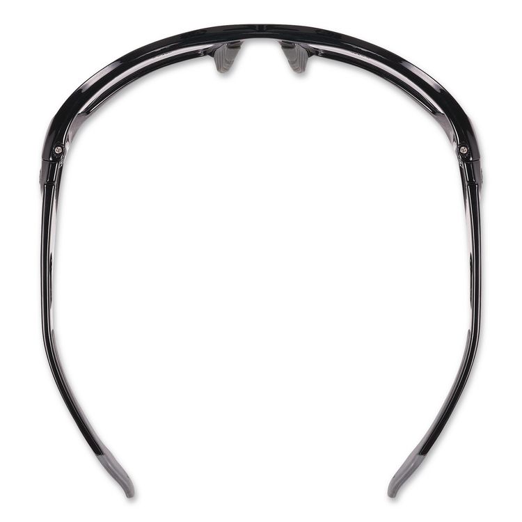 Skullerz Odin Safety Glasses, Black Full Frame, Smoke Dual Lens