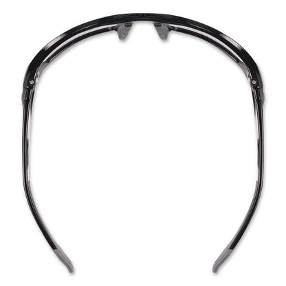 Skullerz Odin Safety Glasses, Black Full Frame, Smoke Dual Lens