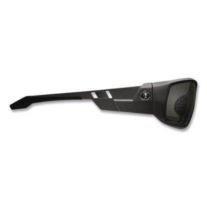 Skullerz Odin Safety Glasses, Fog-Off Technology, Black Full Frame, Smoke Dual Lens