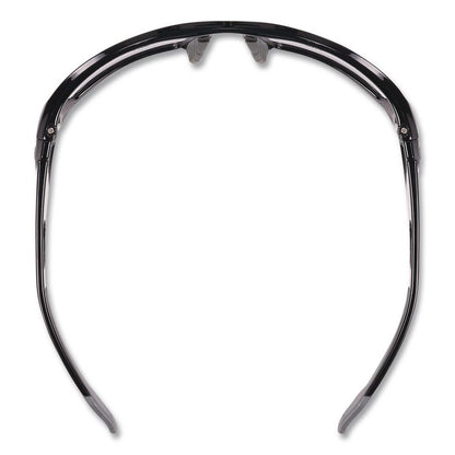 Skullerz Odin Safety Glasses, Fog-Off Technology, Black Full Frame, Smoke Dual Lens