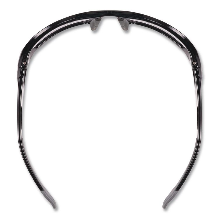 Skullerz Odin Safety Glasses, Black Full Frame, Clear Dual I/O Lens