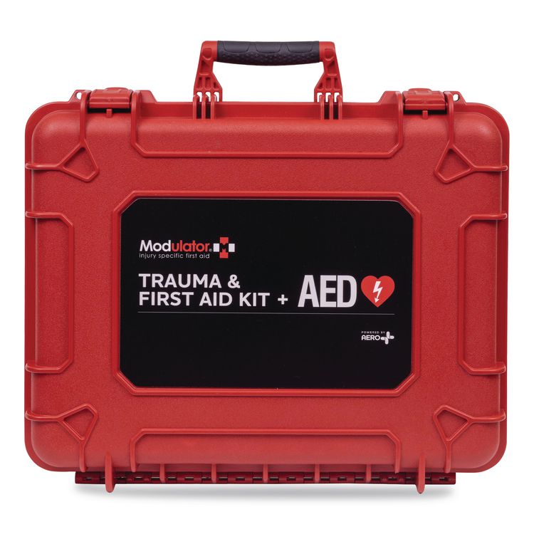 Modulator Flex Trauma Kit without AED - XL Rugged Hard Case, Pro, 6 Pieces