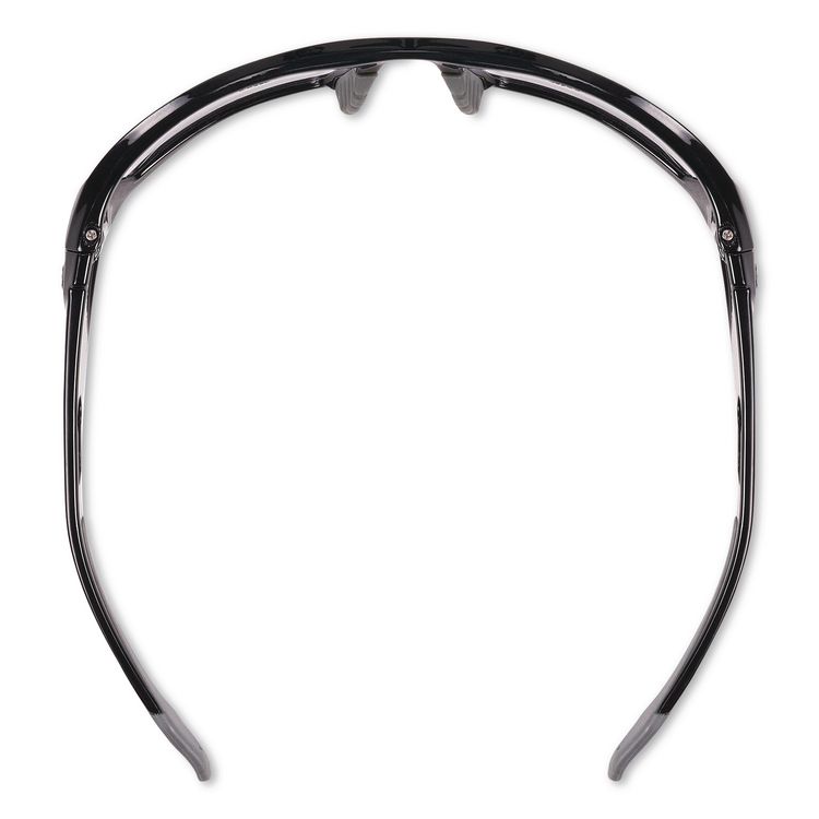 Skullerz Odin Safety Glasses, Matte Black Full Frame, Clear Dual Lens