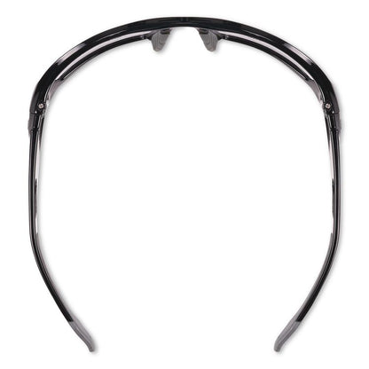 Skullerz Odin Safety Glasses, Matte Black Full Frame, Clear Dual Lens
