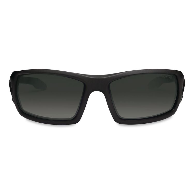 Skullerz Odin Safety Glasses, Matte Black Full Frame, Smoke Dual Lens