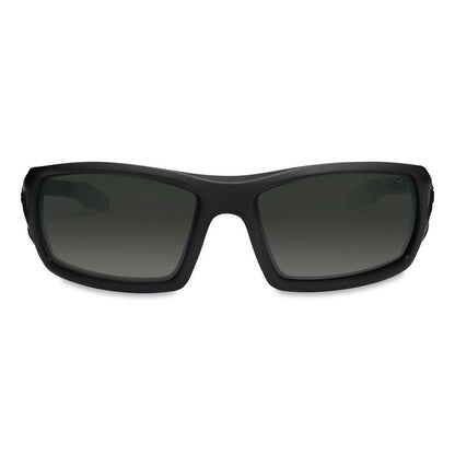 Skullerz Odin Safety Glasses, Matte Black Full Frame, Smoke Dual Lens