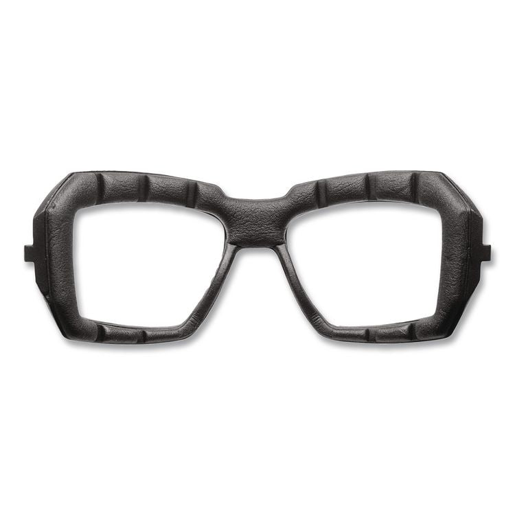 Skullerz Loki Safety Glasses/Goggles, Fog-Off Technology, Black Full Frame, Smoke Dual Lens