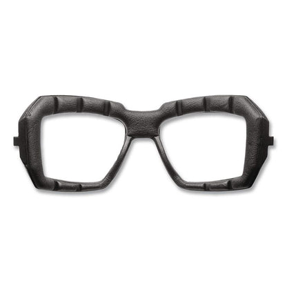 Skullerz Loki Safety Glasses/Goggles, Fog-Off Technology, Black Full Frame, Smoke Dual Lens