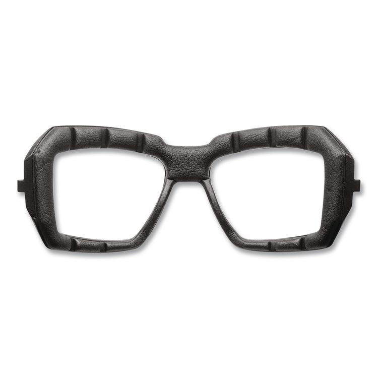 Skullerz Loki Safety Glasses/Goggles, Fog-Off Technology, Matte Gray Full Frame, Smoke Dual Lens