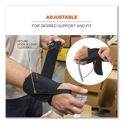 ProFlex 4000 Single Strap Wrist Support, Medium, Fits Right-Hand, Black