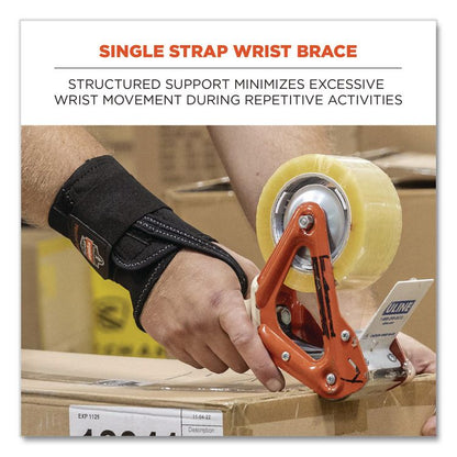 ProFlex 4000 Single Strap Wrist Support, X-Large, Fits Left-Hand, Black
