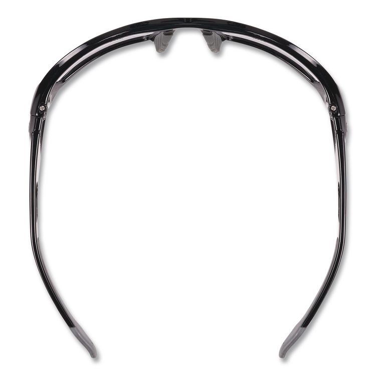 Skullerz Odin Safety Glasses, Matte Gray Full Frame, Yellow Dual Lens