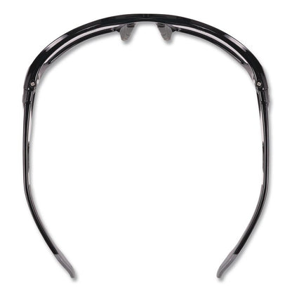 Skullerz Odin Safety Glasses, Matte Gray Full Frame, Yellow Dual Lens