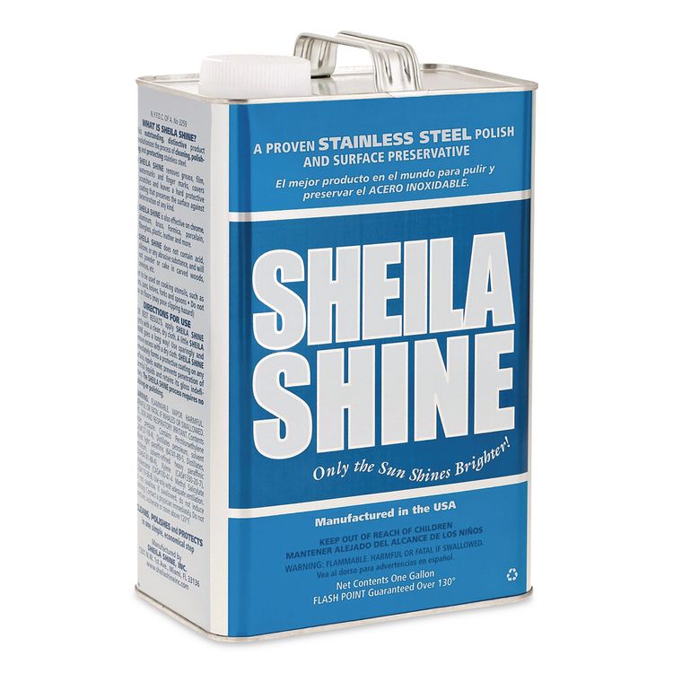 Low VOC Stainless Steel Cleaner and Polish, 1 gal Can, 4/Carton