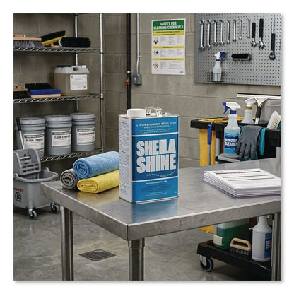Low VOC Stainless Steel Cleaner and Polish, 1 gal Can, 4/Carton