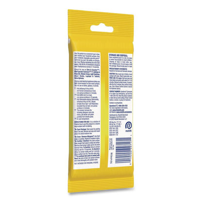 Disinfecting Wipes Flatpacks, 1-Ply, 6.69 x 7.87, Lemon and Lime Blossom, White, 15 Wipes/Flat Pack, 24 Flat Packs/Carton