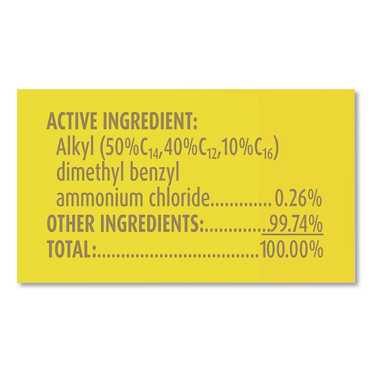 Disinfecting Wipes, 1 Ply, 7 x 7.25, Lemon and Lime Blossom, White, 80 Wipes/Canister, 6 Canisters/Carton
