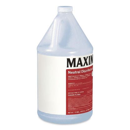 Neutral Disinfectant, Lemon Scent, 1 gal Bottle, 4/Carton