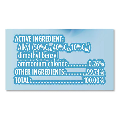 Disinfecting Wipes, 1-Ply, 7 x 7.25, Crisp Linen, White, 80 Wipes/Canister, 6 Canisters/Carton
