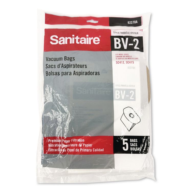 Disposable Dust Bags for Sanitaire Commercial Backpack Vacuum, 5/Pack, 10 Packs/Carton