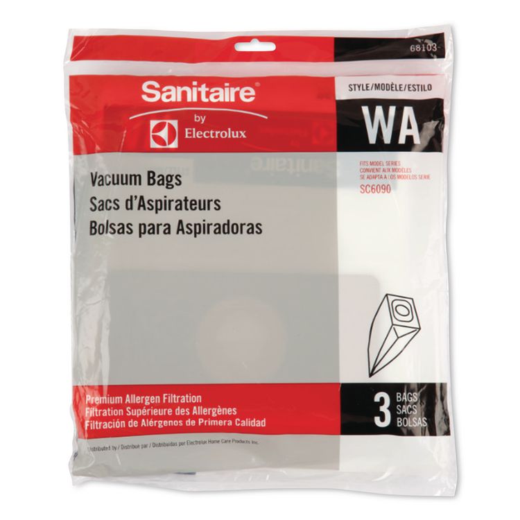 WA Premium Allergen Vacuum Bags for SC5745/SC5815/SC5845/SC5713, 3/Pack, 10 Packs/Carton