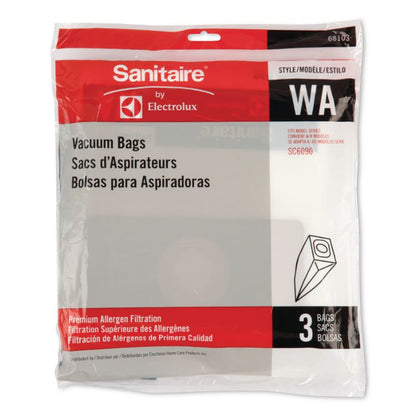 WA Premium Allergen Vacuum Bags for SC5745/SC5815/SC5845/SC5713, 3/Pack, 10 Packs/Carton