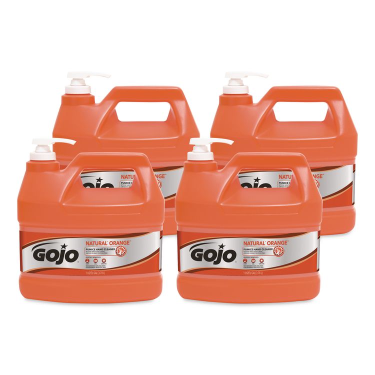 NATURAL ORANGE Pumice Hand Cleaner, Citrus Scent, 1 gal, 4/Carton
