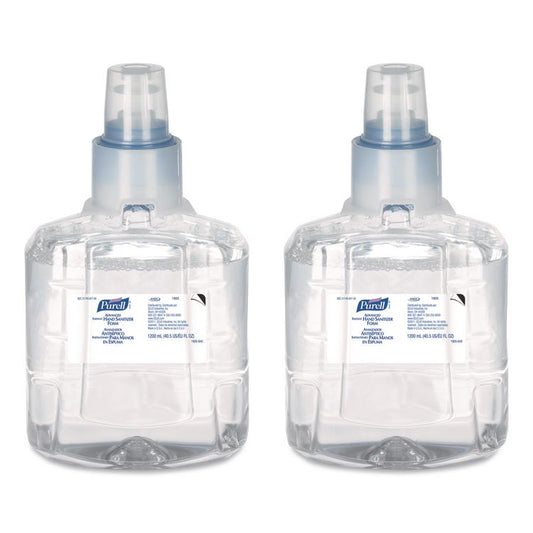 Advanced Hand Sanitizer Foam, For LTX-12 Dispensers, 1,200 mL Refill, Fragrance-Free, 2/Carton