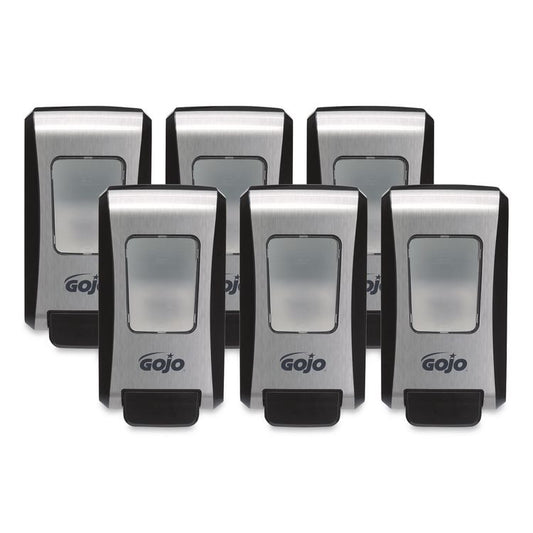FMX-20 Soap Dispenser, 2 L, 6.5 x 4.7 x 11.7, Black/Chrome (Each)