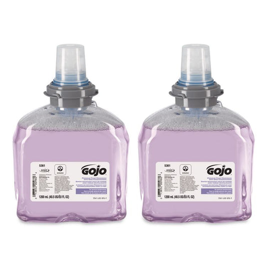 TFX Luxury Foam Hand Wash Refill, Cranberry Scent, 1,200 mL, 2/Carton