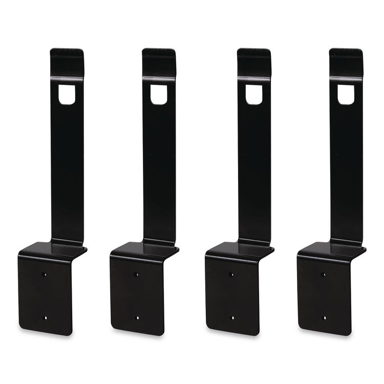 Rail Mount for ES Everywhere System, Black, 8/Pack, 4 Packs/Carton