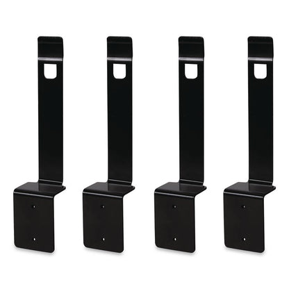 Rail Mount for ES Everywhere System, Black, 8/Pack, 4 Packs/Carton