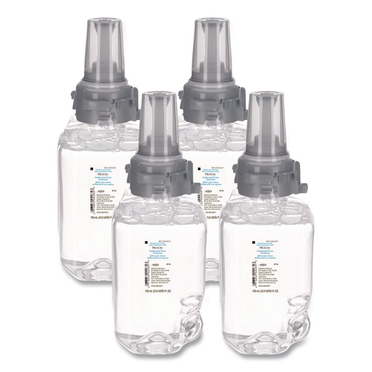 Clear and Mild Foam Hand Wash Refill, Unscented, 700 mL, 4/Carton