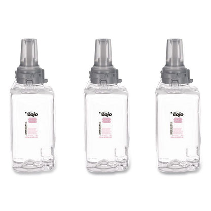 Clear and Mild Foam Handwash Refill, For ADX-12 Dispenser, Fragrance-Free, 1,250 mL, 3/Carton