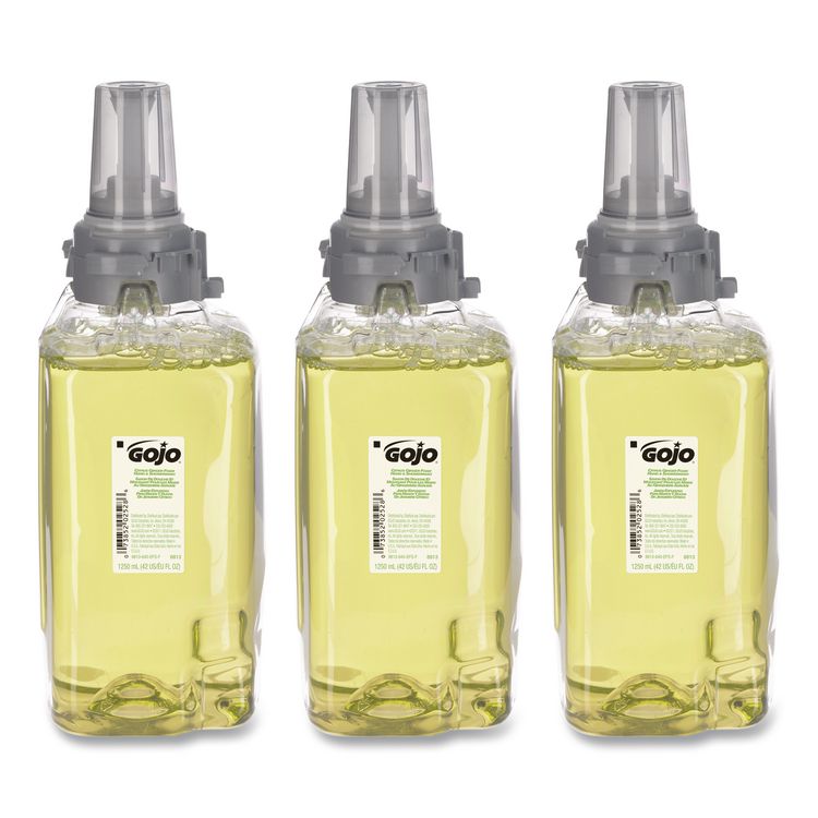 ADX-12 Refills, Citrus Floral/Ginger Scent, 1,250 mL, 3/Carton