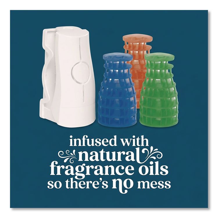 Solid Air Freshener Refill, Clean, 6/Box