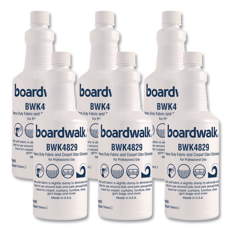 Fabric and Carpet Deodorizer, Fresh, 32 oz Bottle, 6/Carton