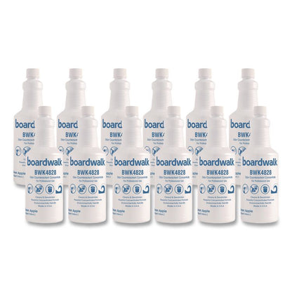 Liquid Deodorizer, Green Apple, 32 oz Bottle, 12/Carton