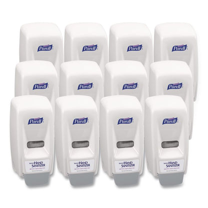 Bag-In-Box Hand Sanitizer Dispenser, 800 mL, 5.63 x 5.13 x 5.13, White, 12/Carton