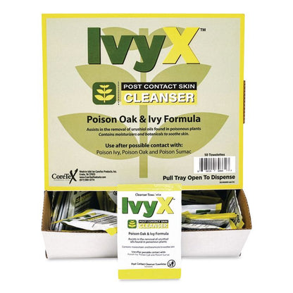 IvyX Post-Contact Cleanser Packets, 50 Packets