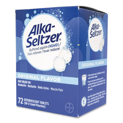 Alka-Seltzer, 2 Tablets/Packet, 36 Packets/Box