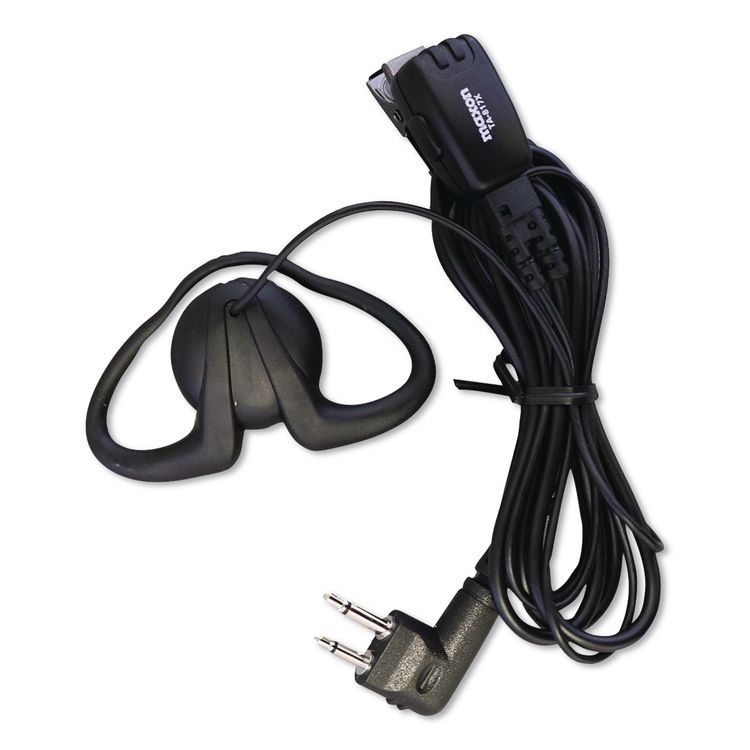 Monaural Earhook Headset with D Ring Earpiece